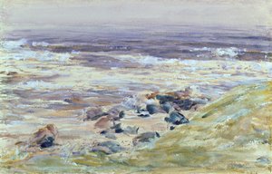 セントコロンバが上陸したとき、1904年（紙にトイレ） 作： William McTaggart